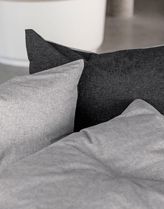 Mélange Flanell Sofa- & Zierkissen